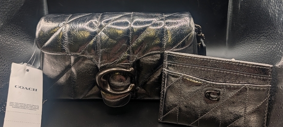 Coach Black Quilted Leather Bag - Picture 11 of 12